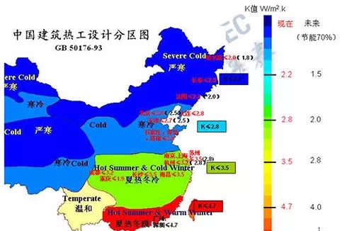 建筑熱工設(shè)計(jì)分區(qū)圖